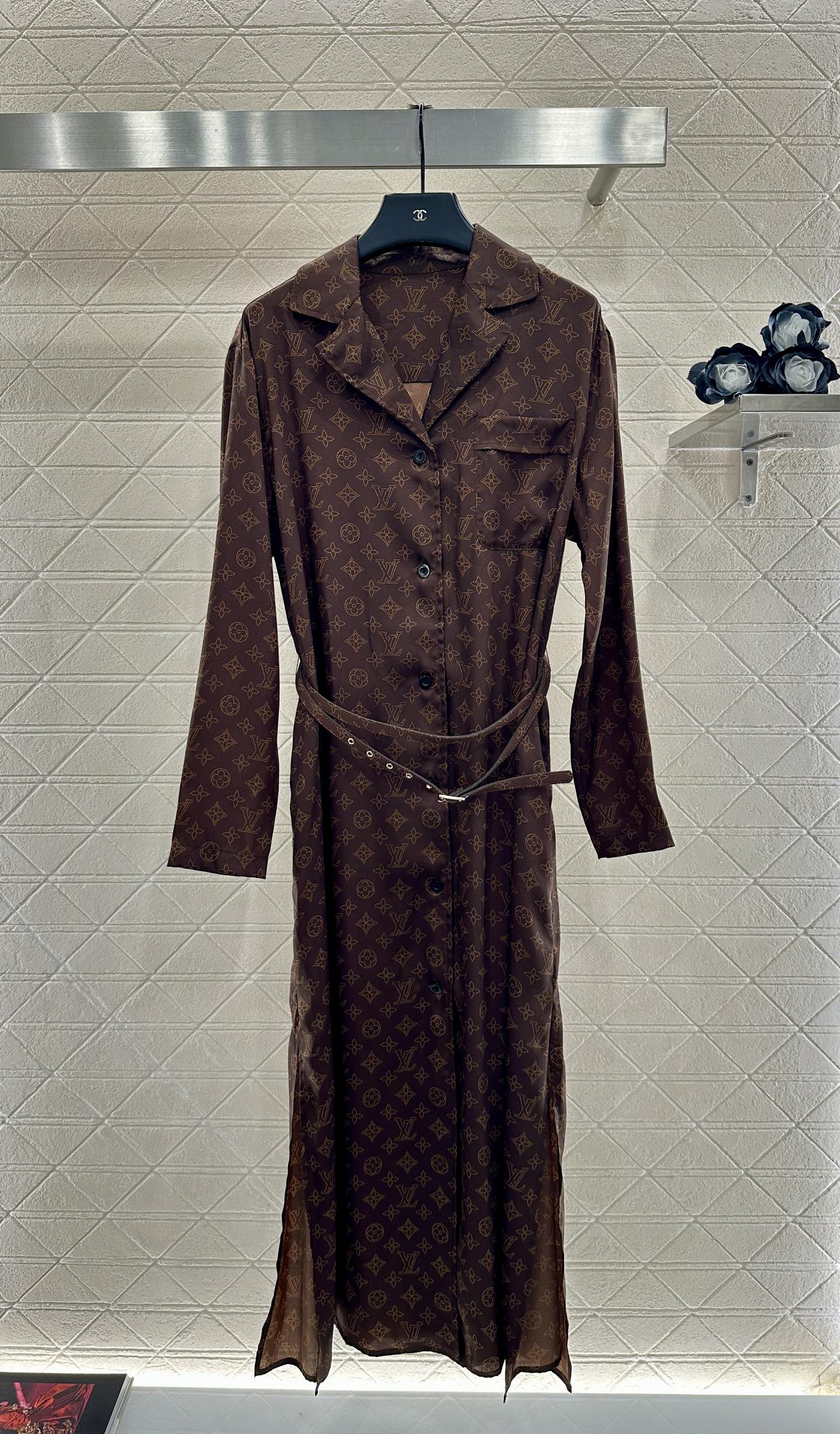 Louis 25fw jacquard dress