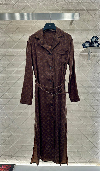 Louis 25fw jacquard dress