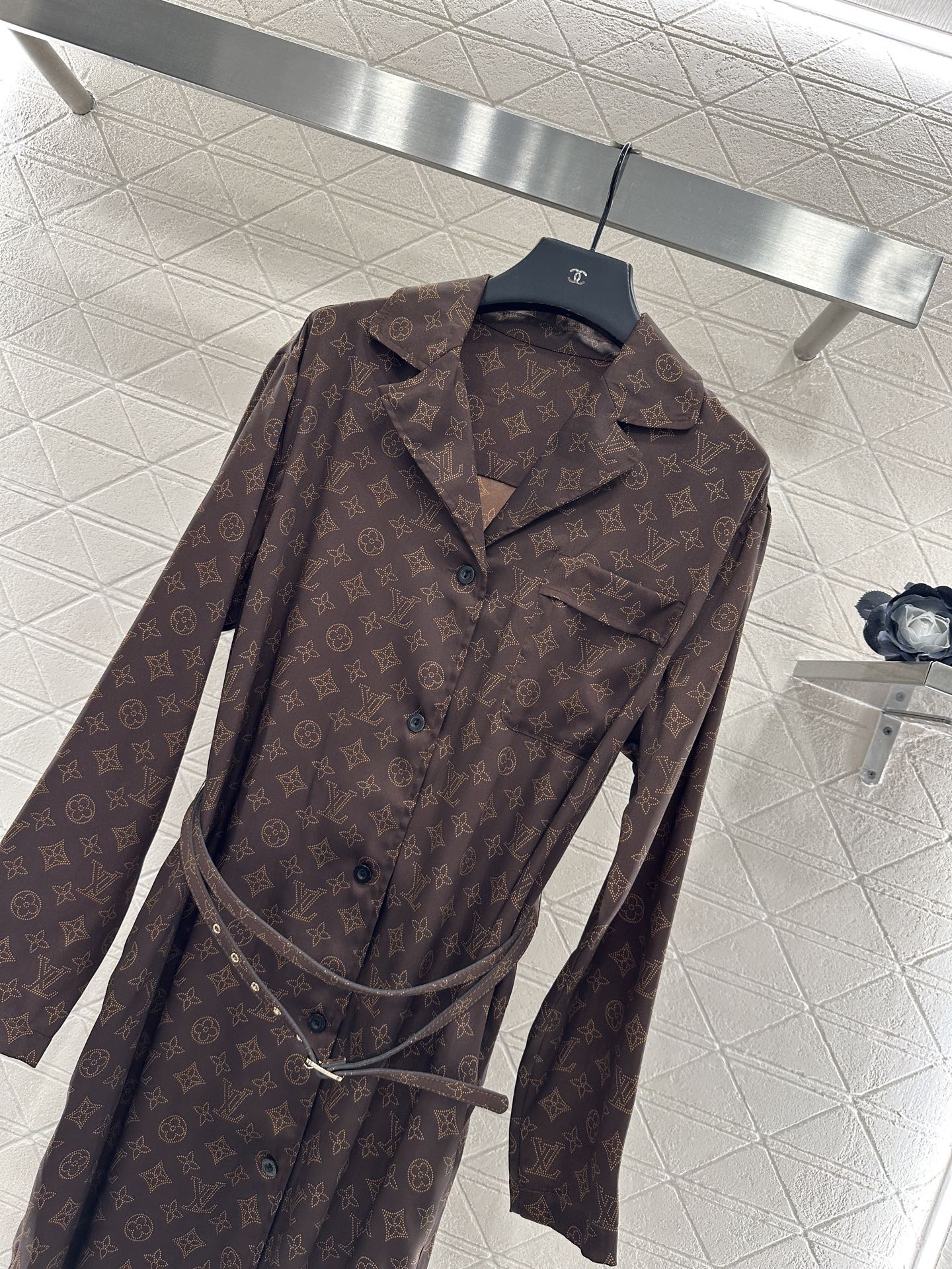 Louis 25fw jacquard dress