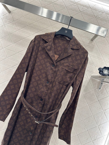 Louis 25fw jacquard dress