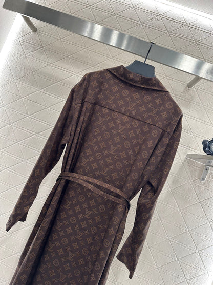 Louis 25fw jacquard dress