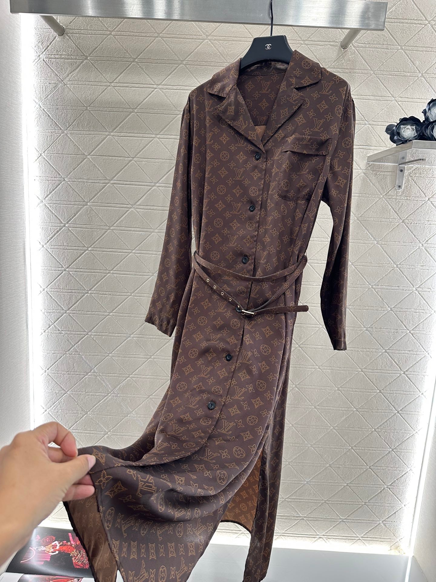 Louis 25fw jacquard dress