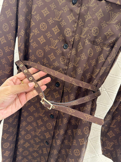 Louis 25fw jacquard dress