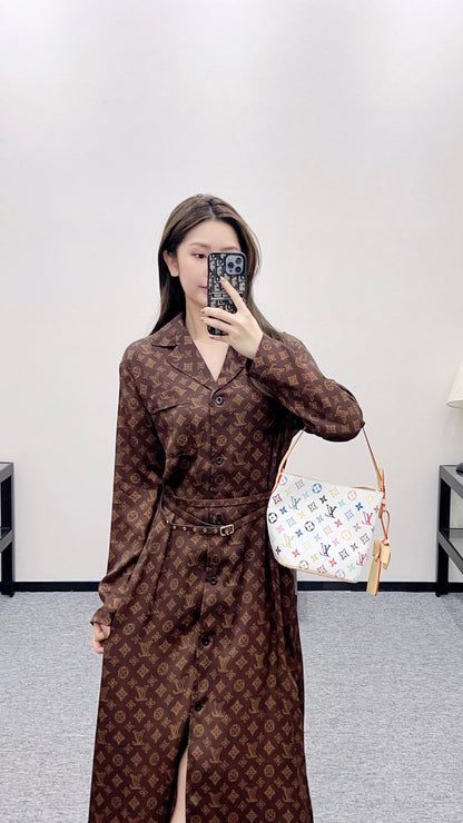 Louis 25fw jacquard dress