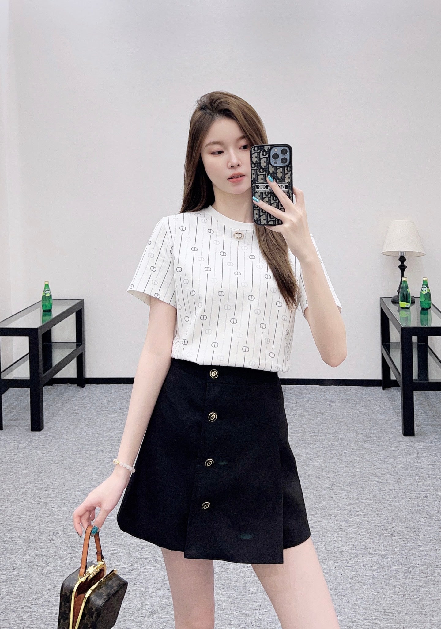 Herm 25fw printed t-shirt