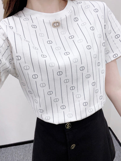 Herm 25fw printed t-shirt