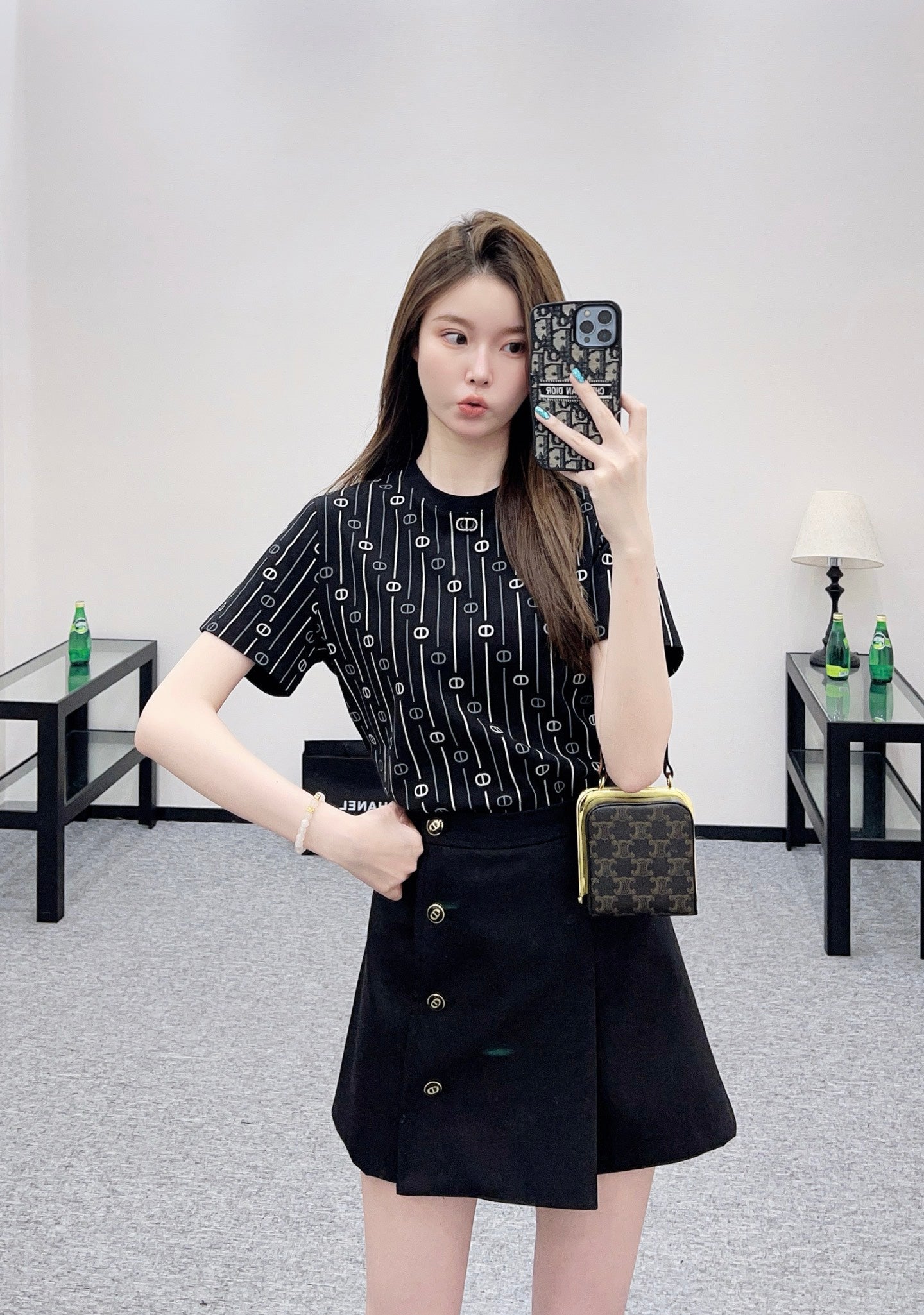 Herm 25fw printed t-shirt