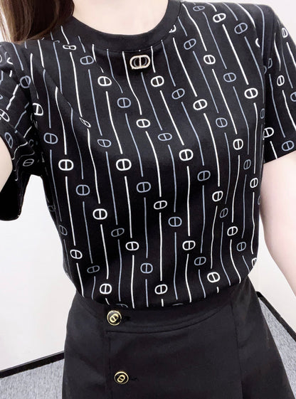 Herm 25fw printed t-shirt