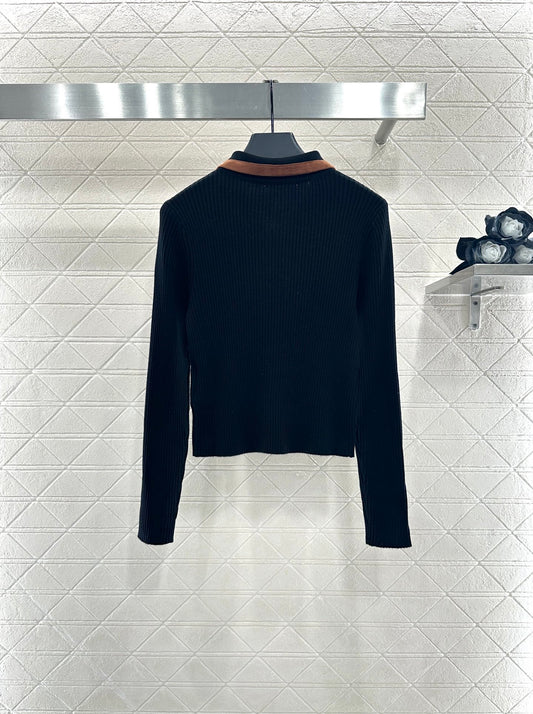 Miu 25fw knitted shirt