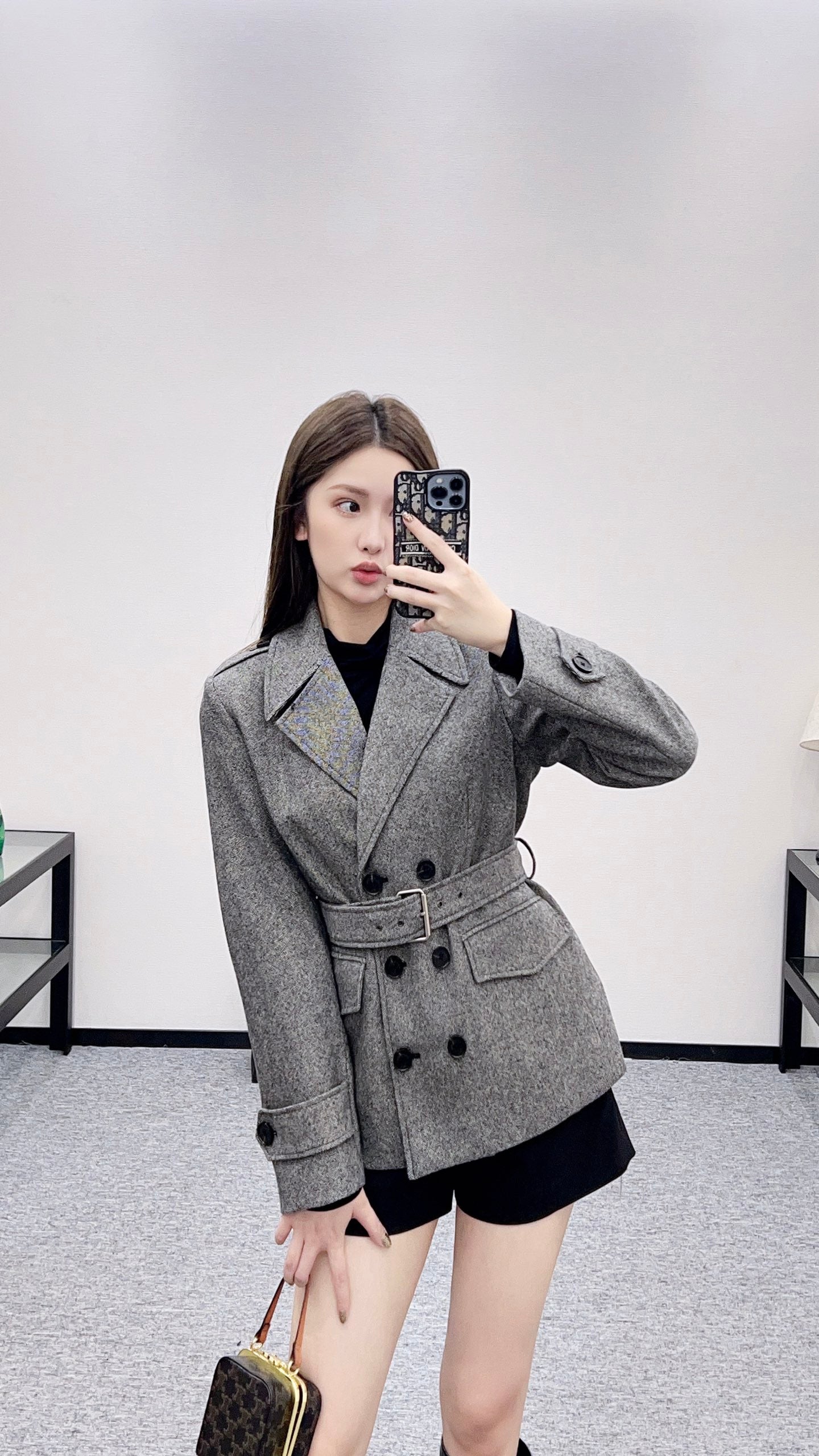 CD 25fw retro coat