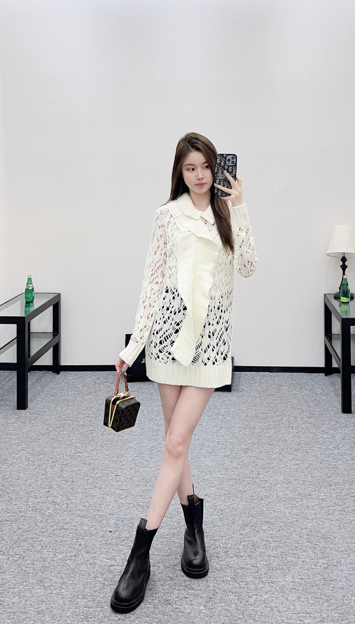 CD 25fw knitted sweater