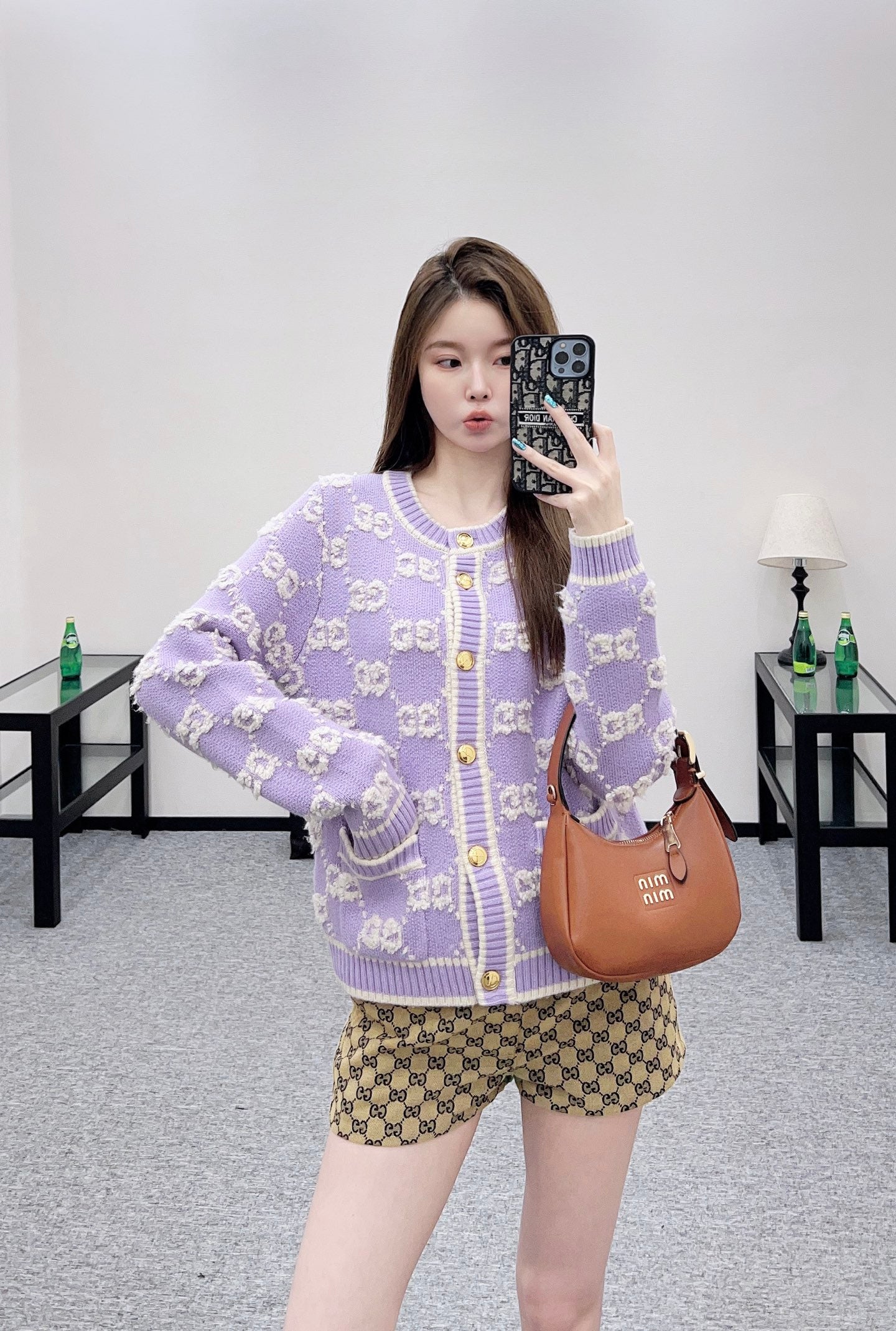 Guc 25fw knitted cardigan