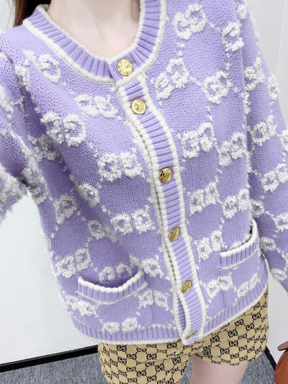 Guc 25fw knitted cardigan