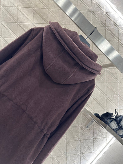 Miu 25fw leisure hoodie