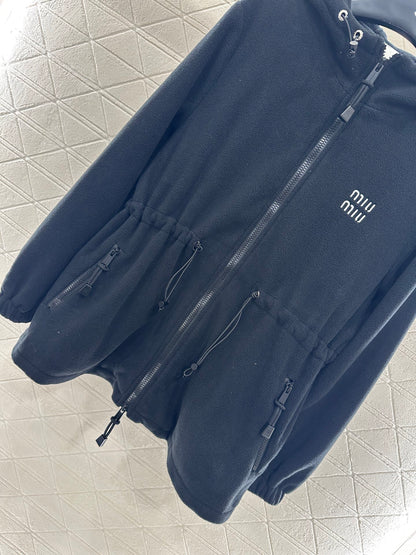 Miu 25fw leisure hoodie