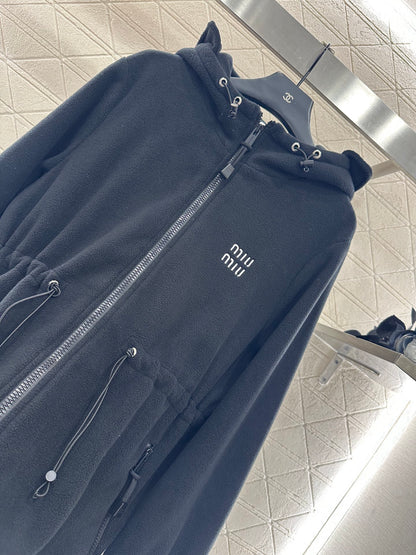 Miu 25fw leisure hoodie