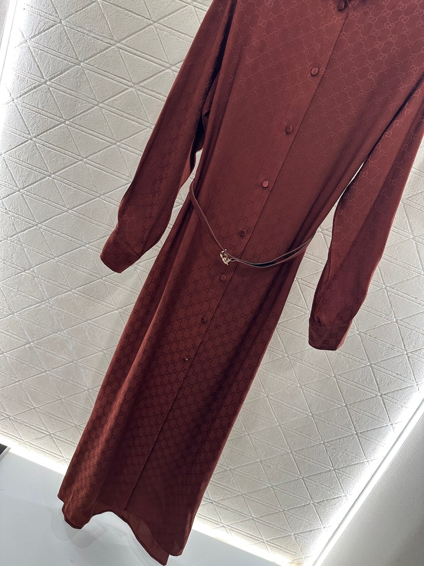 Guc 25fw jacquard dress