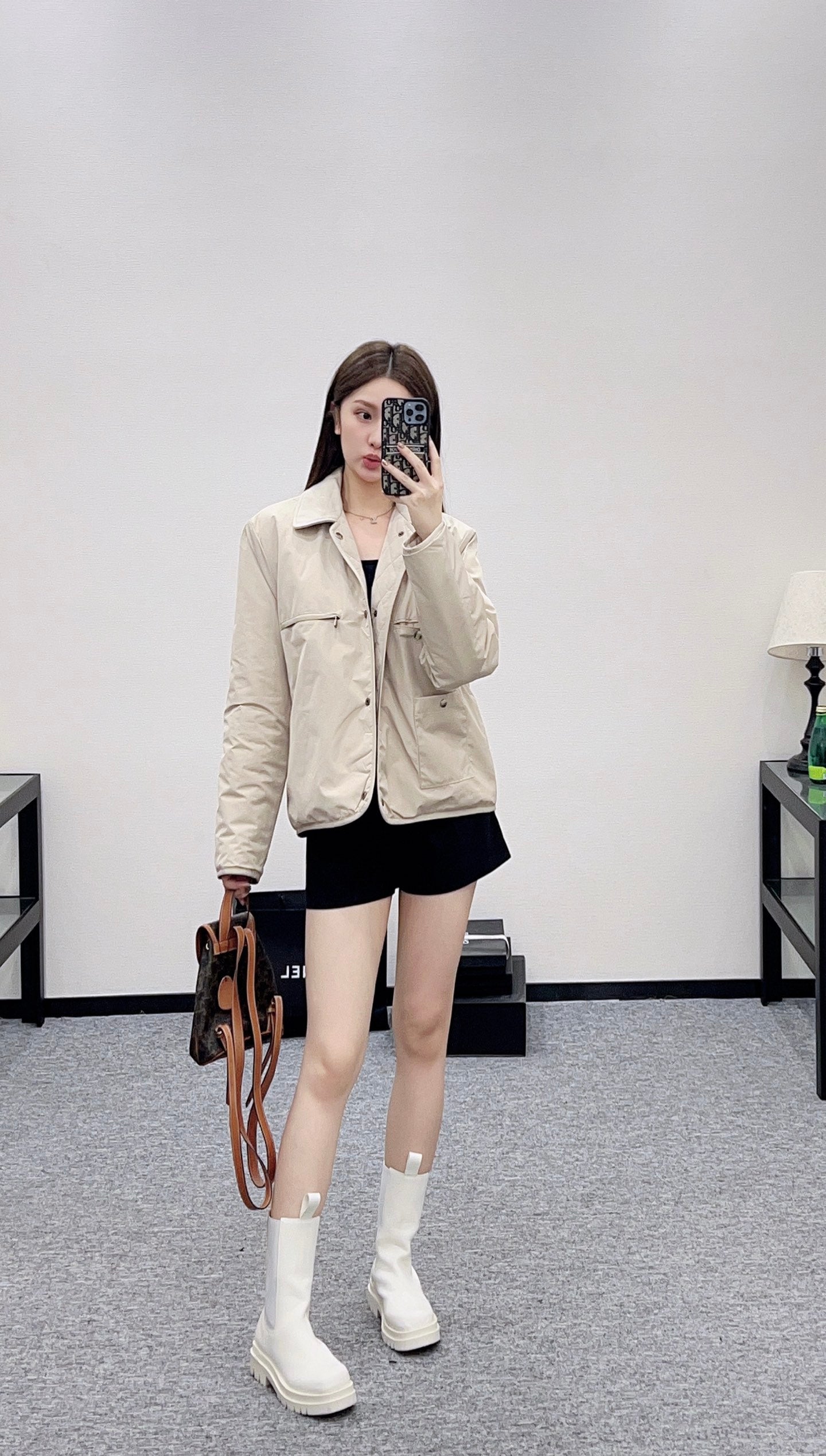 Loro 25fw reversible jacket