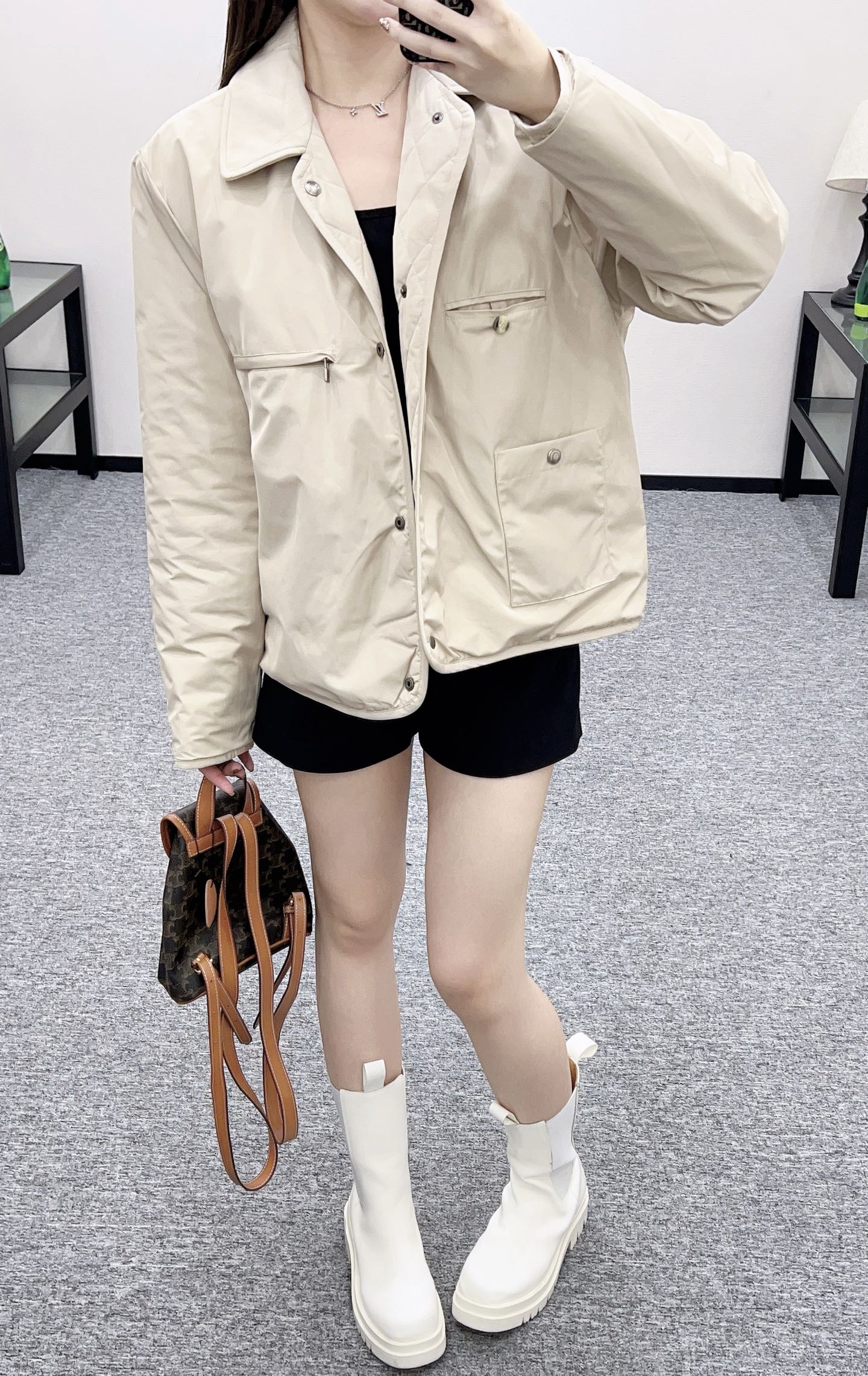 Loro 25fw reversible jacket
