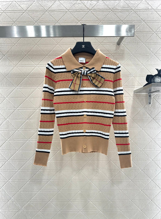 Burber 25fw plaid cardigan