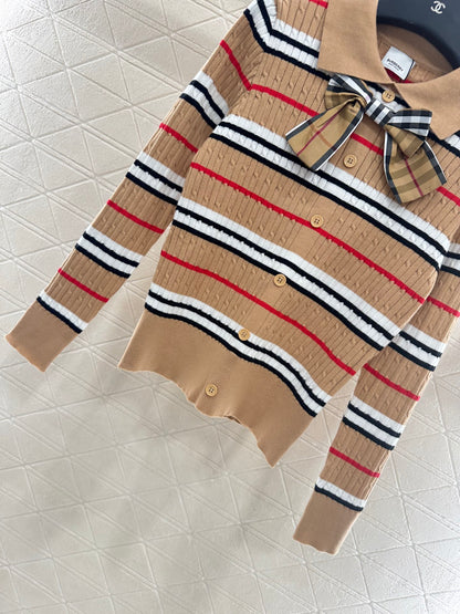 Burber 25fw plaid cardigan