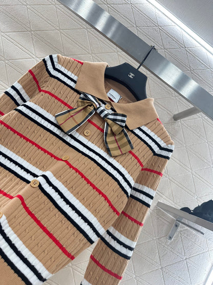 Burber 25fw plaid cardigan