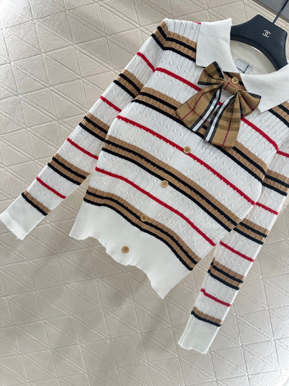 Burber 25fw plaid cardigan