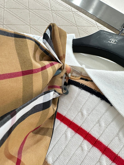 Burber 25fw plaid cardigan