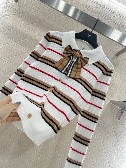 Burber 25fw plaid cardigan