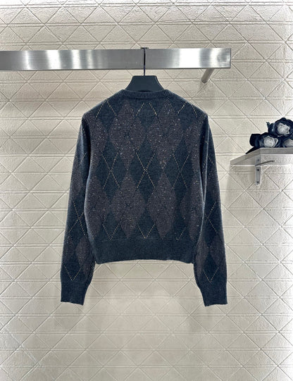 Alex 25fw jacquard cardigan