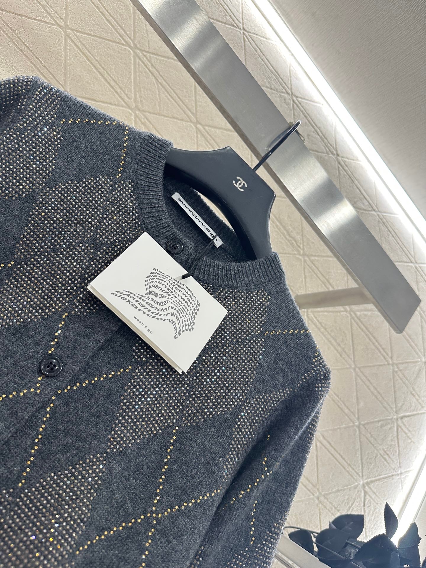 Alex 25fw jacquard cardigan