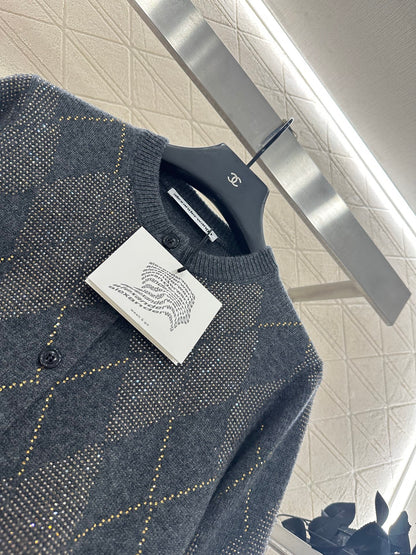 Alex 25fw jacquard cardigan