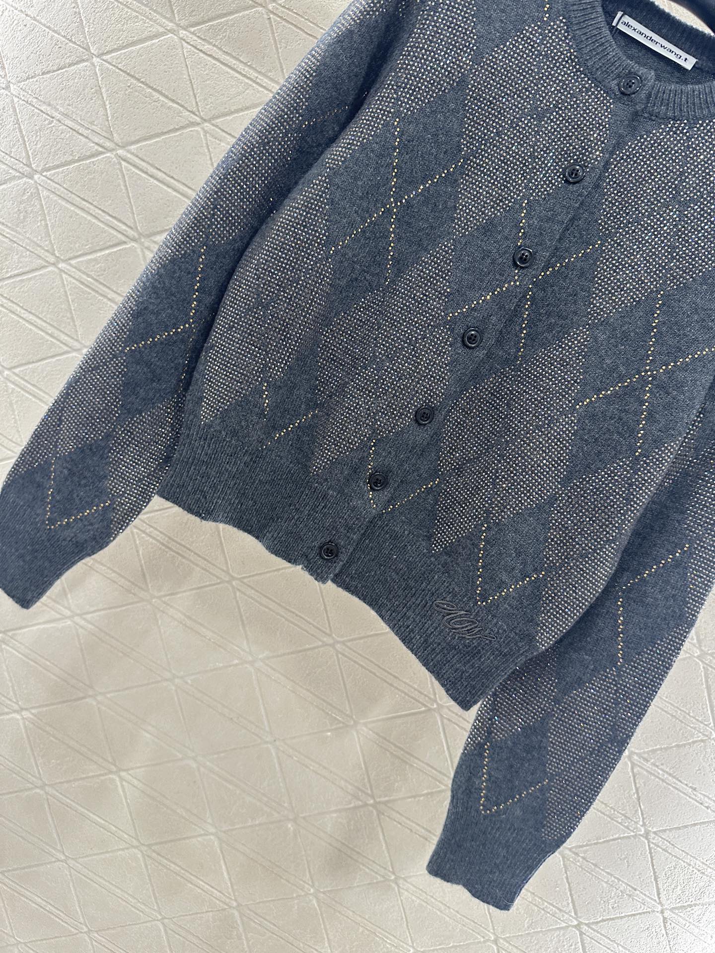 Alex 25fw jacquard cardigan