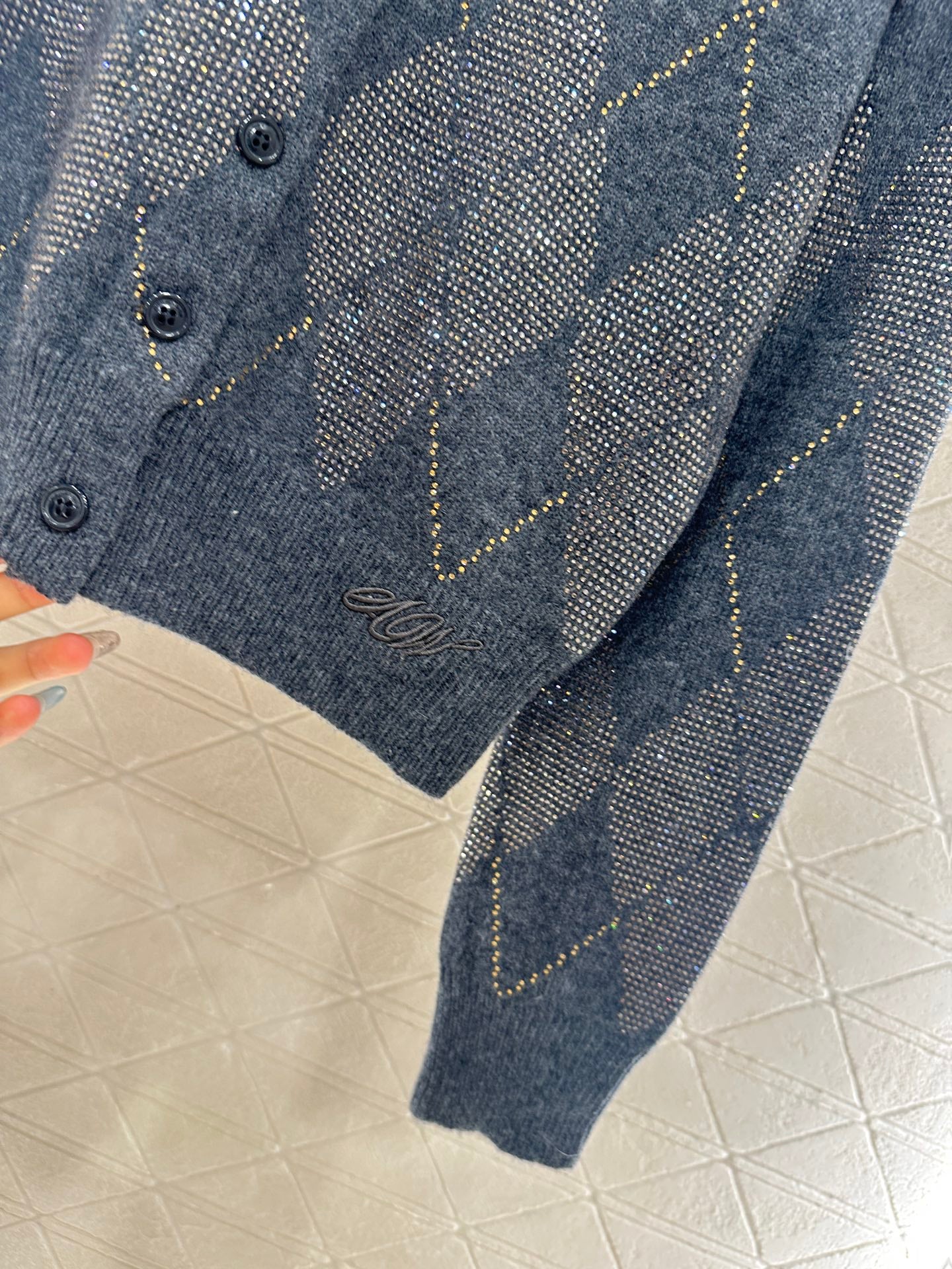 Alex 25fw jacquard cardigan