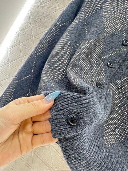 Alex 25fw jacquard cardigan