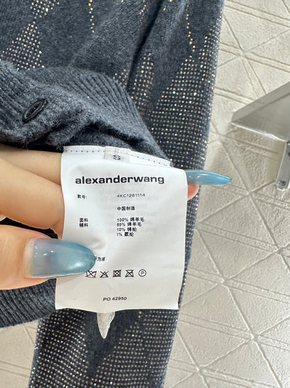 Alex 25fw jacquard cardigan