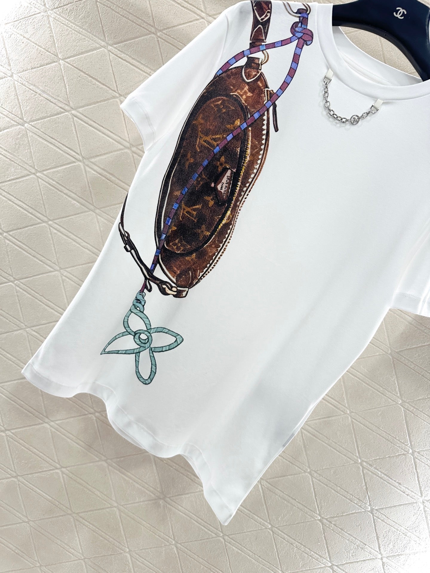 Louis 25fw printed t-shirt