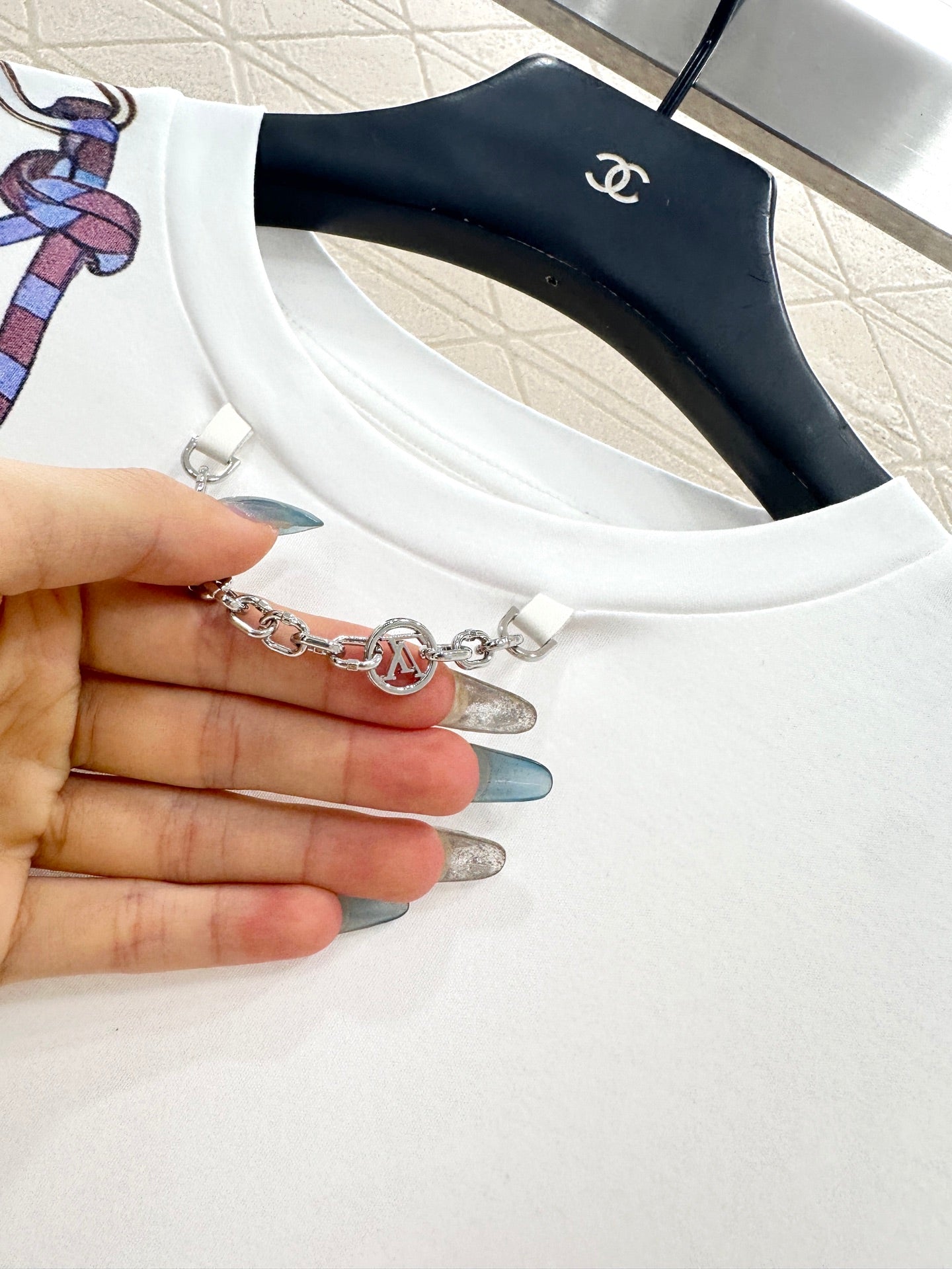 Louis 25fw printed t-shirt