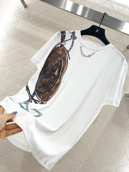 Louis 25fw printed t-shirt