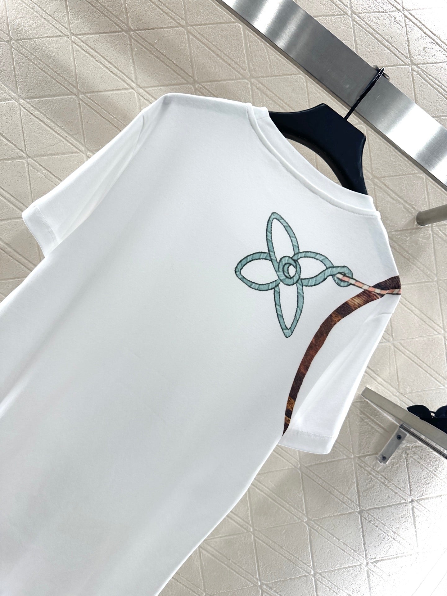 Louis 25fw printed t-shirt