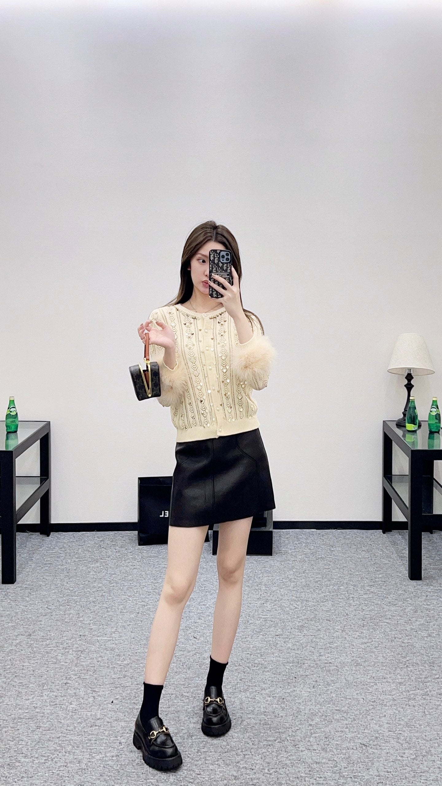 Valen 25fw knitted cardigan