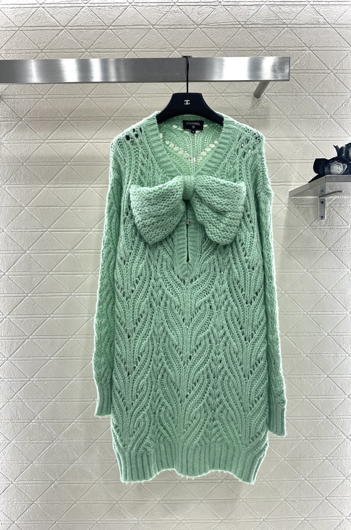 Chan 25fw knitted dress