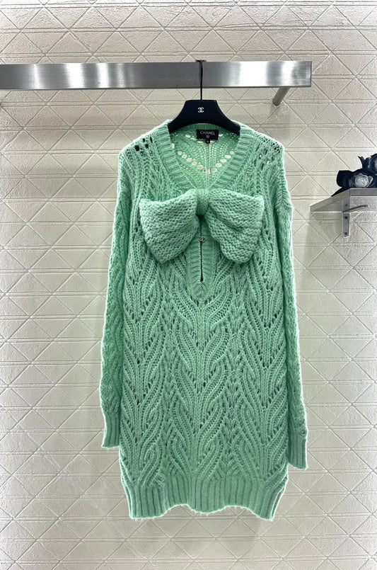 Chan 25fw knitted dress