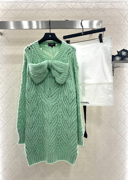 Chan 25fw knitted dress