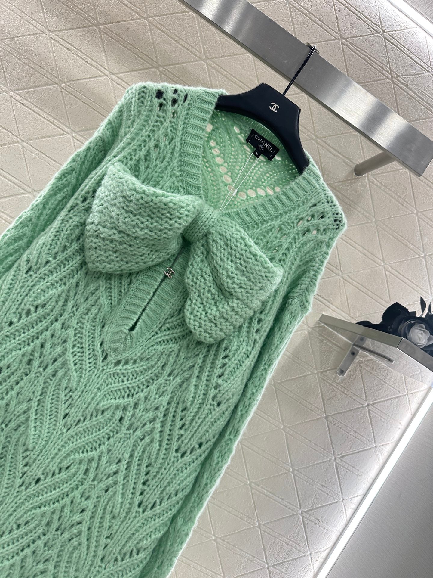 Chan 25fw knitted dress