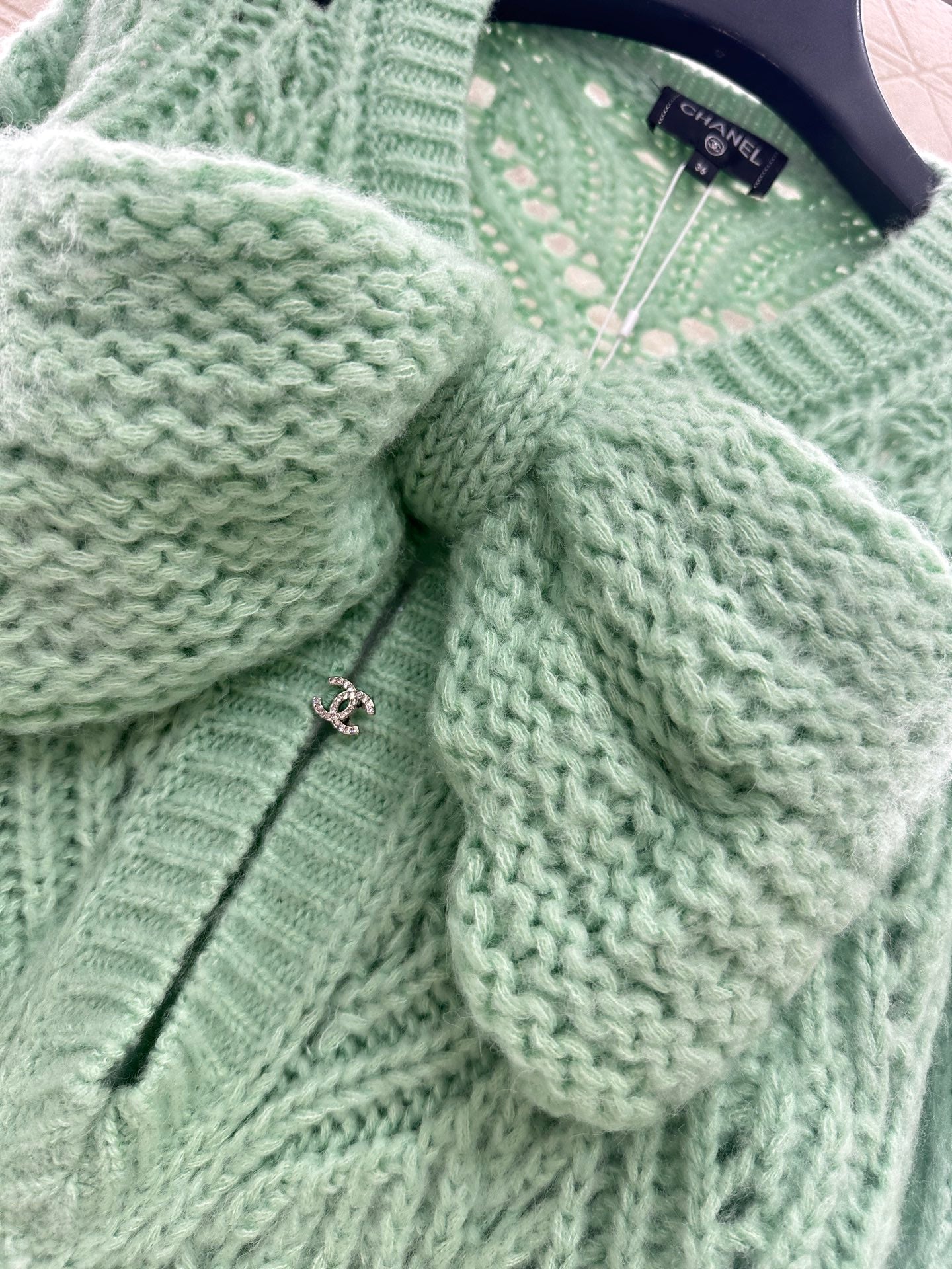 Chan 25fw knitted dress