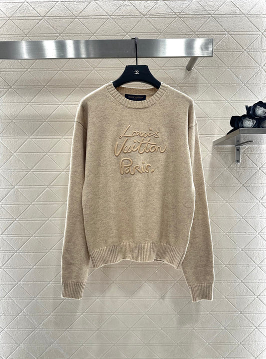 Louis 25fw embroidered sweter