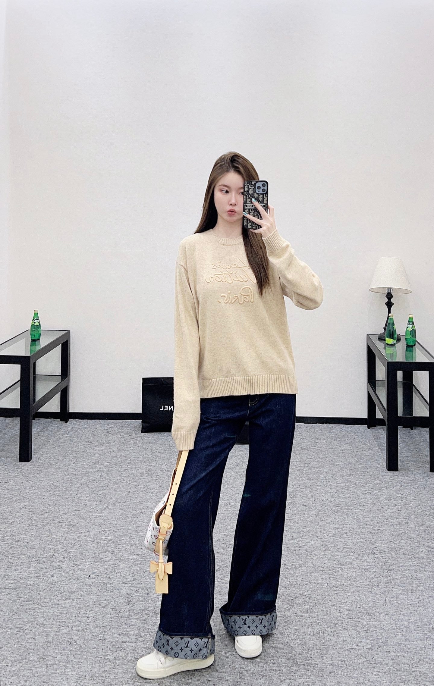 Louis 25fw embroidered sweter