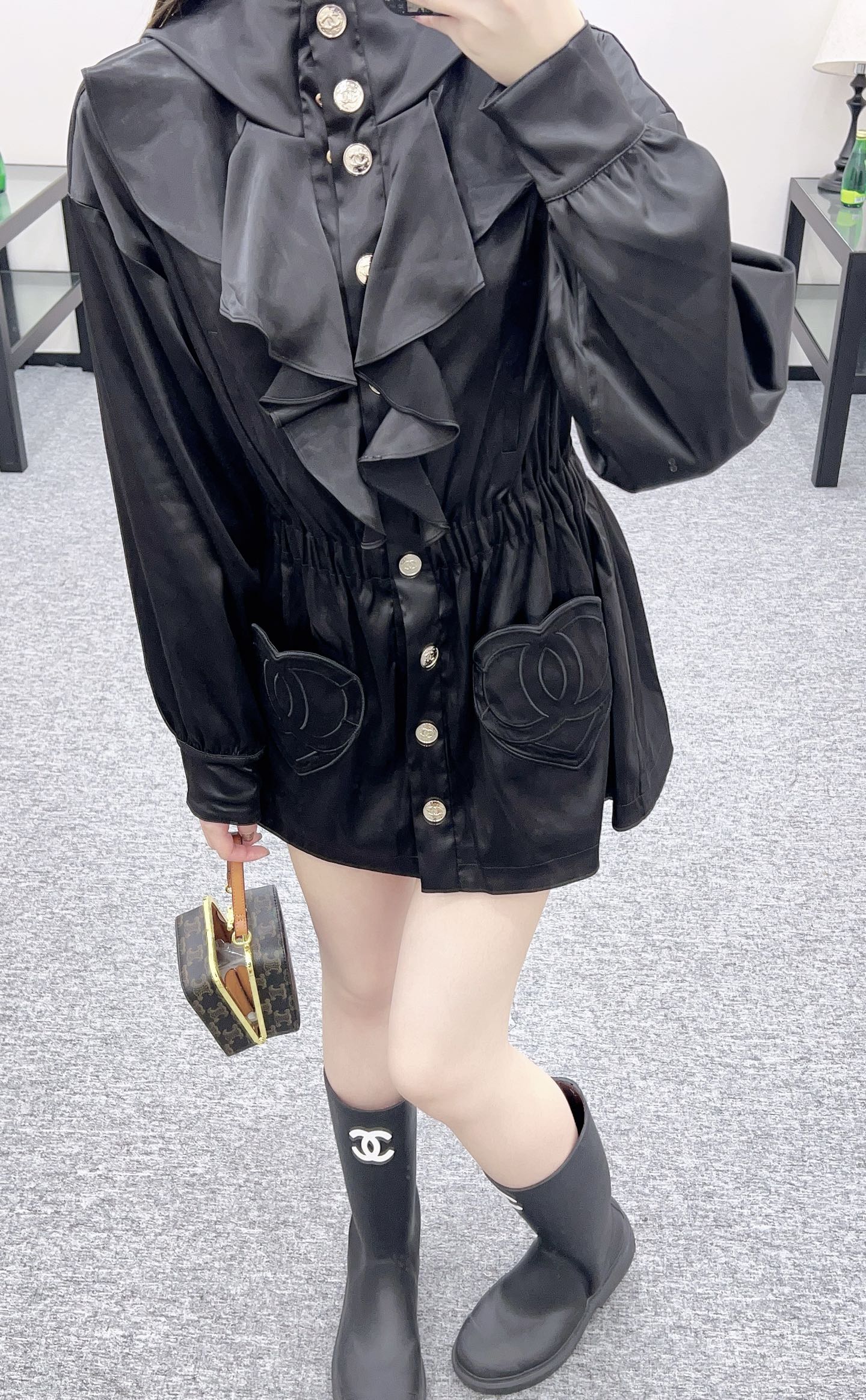 Chan 25fw trench coat