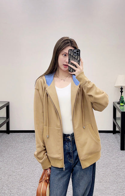 Loe 25fw leisure hoodie